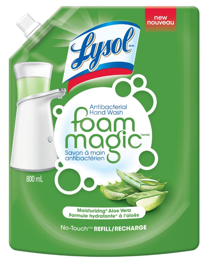 LYSOL® Foam Magic No-Touch - Aloe Vera (Canada)